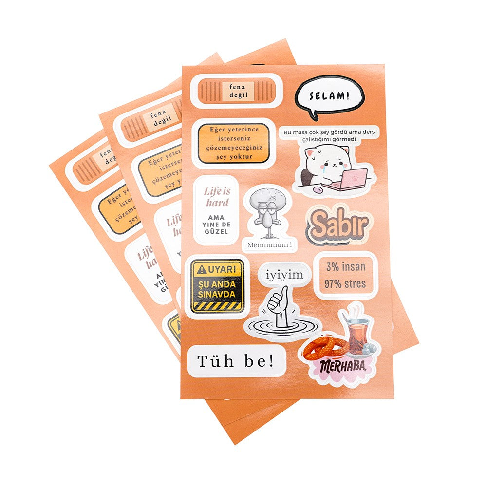 Türkisch Stickerseite